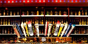 Beer taps in Downtown Las Vegas