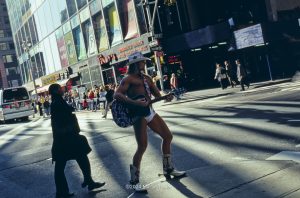 Naked Cowboy in Time Square