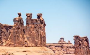 three sisters arches National park