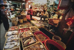 Street vendor in Hong Kong